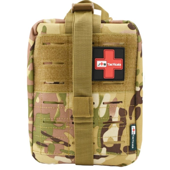 JB tactical - Apteczka taktyczna IFAK II NATO standard – zgodna z TCCC (17 elementów) - multicam